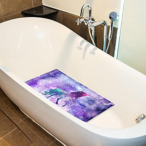 Tapis de bain licorne antidérapant sécurisé avec ventouses pour enfants - 5