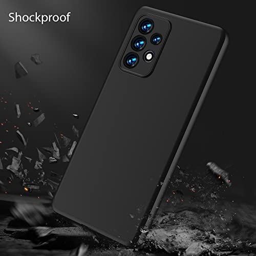 Image of Kapa Double Dip Full 360 Protection Back Case Cover for Samsung Galaxy A73 (5G) (Black)