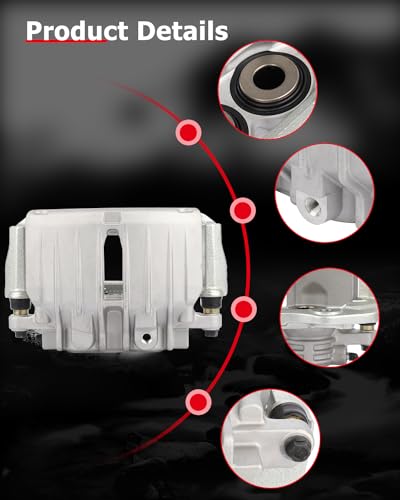 Image of cciyu 18-B4764 Rear Left Brake Caliper With Bracket For Cadillac,For Chevy,For GMC