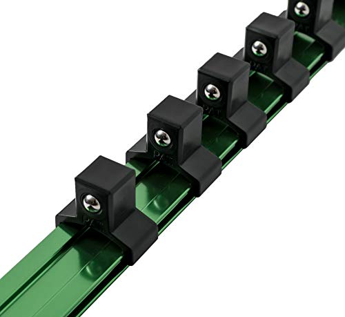 Image of ARES 60045 3-Pc 1 /4,3 /8,1 /2-In Green Socket Rail