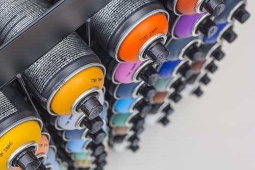 Montana Stojak na spraye regał STUDIO RACK 24 CANS czarny