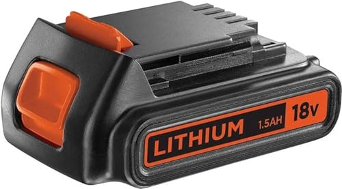 Taladro inalámbrico de iones de litio BLACK+DECKER de 18 V con cargador, incluye 80 accesorios y 2 baterías de 1,5 Ah, se entrega en una caja, para tintes de metal, madera y rostro