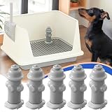 NevPuose Hundetoilette Für Die Wohnung | 5X Welpen Stubenreinheit Trainingshilfe,Tragbare Urin-Toilette Für Welpen Im Haushalt Garten Rasen & Draußen