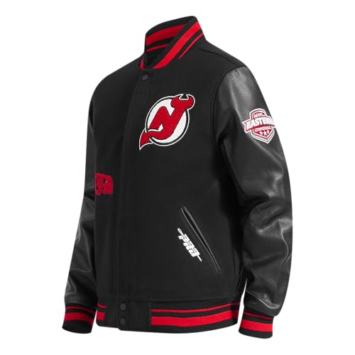 Image of Pro Standard Mens NHL Old English Varsity Jacket
