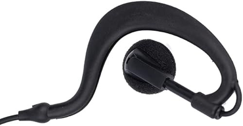 Miniatura 3 de Xpr 3500e Auriculares con micrófono PTT para Motorola XPR3500 XPR3000 XPR3300 Walkie Talkie 10 Pack Negro