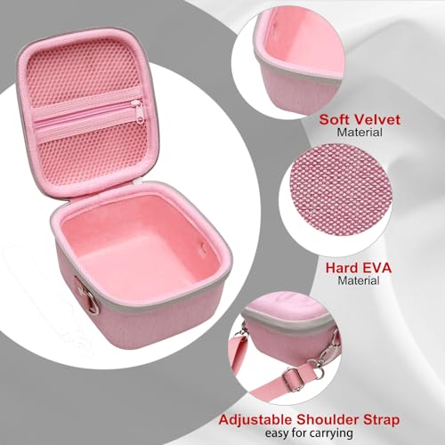 Funda compatible con Fujifilm Instax Mini con correa rosa miniatura 4