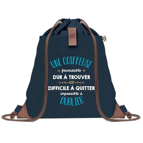 Sac à dos bleu en toile léger pour ranger vos affaires de sport