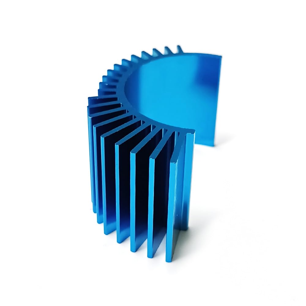 STASRC Motor Heat Sink Suitable for HSP Sakura 1/10 540/550 Brushless/Brushed Motor RC Car (Blue)