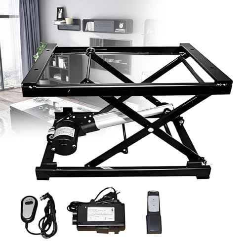 Tavolo elevatore elettrico regolabile in altezza con telecomando manuale e wireless, capacità resistente per un uso versatile, ideale per officine e magazzini