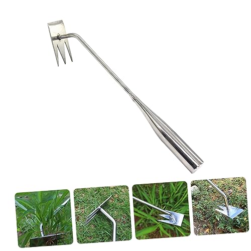 Toyvian Herramientas De Deshierbe Portátiles Kit De Desmalezador De Jardín Manual Herramienta De Eliminación Desmalezador Resistente Para Deshierbe Jardines Pequeños De Acero - imagen 2