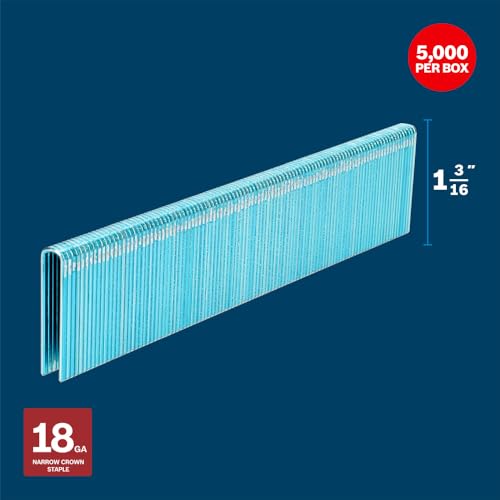 Image of Bosch GTH18G116GV 1-3 /16 in. 18ga Narrow Crown Staples (5000 per Box)