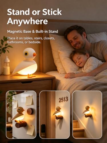 ChayWillow Lucky Bird Sensor Night Light Rechargeable LED Lamp - image 2