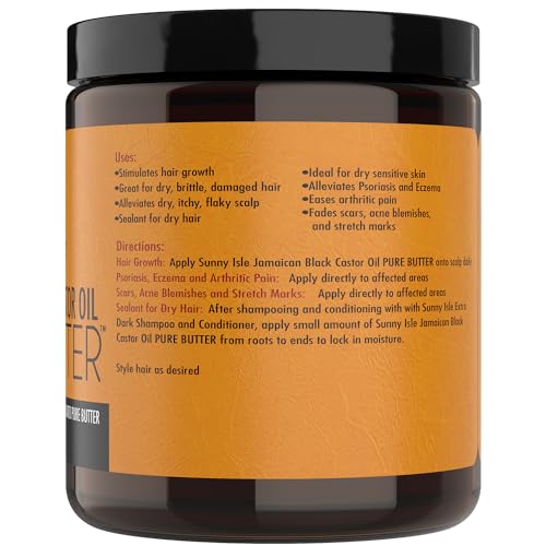 Sunny-Isle-Jamaican-Black-Castor-Oil-Pure-Butter-8oz-Pack-of-6