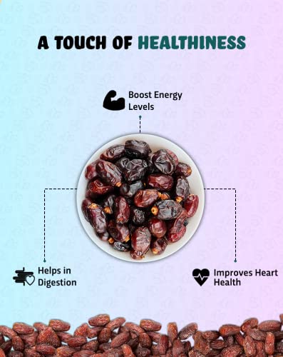 Image of True Elements Dates 500g | Khajur Dry Fruits | Premium Khajoor | Healthy & Nutritious Snack | Natural Sweetener | Rich in Protein & Vitamins
