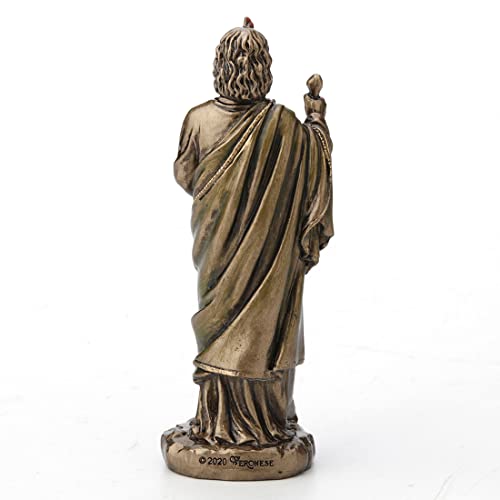 Estatua miniatura pintada a mano de San Judas Apóstol miniatura 5