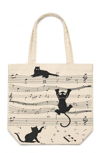 Image of Canvas Tote Bag for Women with Zipper