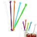 Gdeal 20Pcs Creative Cute Help Me Hand Shaped Tea Milk Coffee Juice Drink Muddler Stirrers Swizzle Stick Stirring Bar Rod Mixed-color