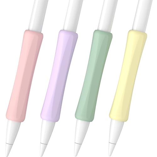 FAFALITHIC �l�ԍH�w�Ɋ�Â����O���b�v 4�p�b�N Apple Pencil��1����A��2����AApple Pencil USB-C & Pro�V���R��iPencil�O���b�v(�p�[�v��/�s���N/�C�G���[/�O���[��)