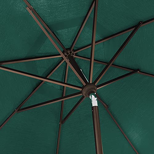Eliteshade Usa 10-Year-Non-Fading Sunumbrella 9Ft Market Umbrella Patio Umbrella Outdoor Table Umbrella With Ventilation,Forest Green #TOP6