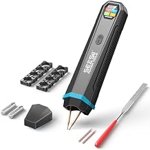 SEESII Battery Spot Welder Battery Welder with Visual Display, 3360W Max Power with 1-99 Gears, Copper Tips, Portable Spot Welder for Lithium Battery DIY, Repairs, Outdoor Use