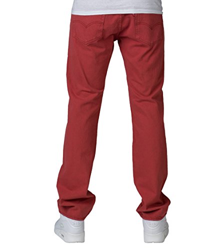 Levi's Men's 501 Original Fit Jeans (Seasonal), Marsala Garment Dye, 34W x 30L