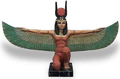 Florida Mall Online Kneeling Winged Isis, Color Details, Large
