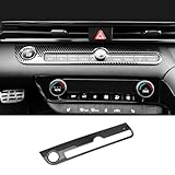 JUIVEEL Carbon Fiber Style One Piece Car Start Stop Button Cover Car Interior Accessories Compatible with Hyundai Elantra N Elantra N Line CN7 Accessories