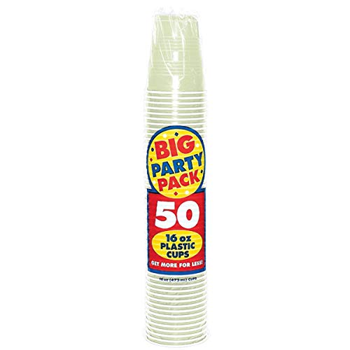 Leaf green Big Party Pack 16 oz. Plastic Cups (50)