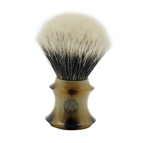 Handmade 2 Band Finest Badger Hair Shaving Brush by Frank Shaving Free Drip