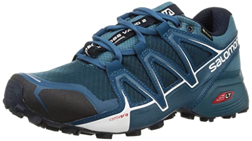 SALOMON Speedcross Vario 2 Gore-Tex, Chaussures de Trail Running. Homme, Legion Blue Mallard Blue Night Sky, 49 1/3 EU