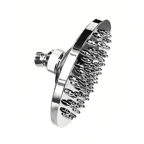 OrangClub Regenbrause Verstellbarer Kopfbrause Rund Regendusche Duschkopf Rund Regendusche Wassersparend mit Anti Kalk Düsen (6in)