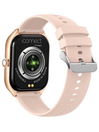 Image of TIMEX iConnect Calling Max 2.01 inch(5.1cm) Display with Functional Crown and BT Calling Smartwatch for Unisex - TWIXW1301T