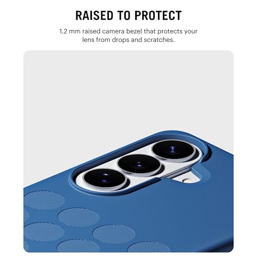 Image of DailyObjects Samsung Galaxy S26 Stack Signature Magnetic Case Cover|Compatible with Magnetic | Camera & Body Protection | Shock /Scratch Proof| Dual Hybrid Protection | Wireless Charging - Indigo Blue