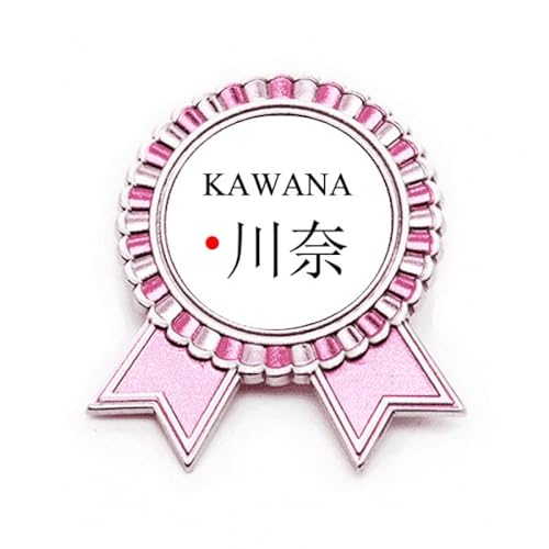 Broche Kawana souvenir du Japon rouge soleil en métal M