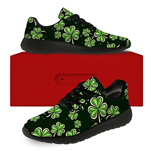 Shamrock Shoes for Women Men Tennis Walking Running Shoes Lightweight Clover Sneakers Gifts for Men Women2
