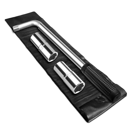 pgroup Telescoping Lug Wrench, Extended Lug Wheel Wrench with 17mm/19mm(3/4”), 21mm(13/16”)/22mm(7/8”) Chrome Vanadium Steel Sockets for Car, Truck, Vans