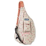 KAVU Original Rope Bag Cotton Crossbody Sling - Chillin Flamingo