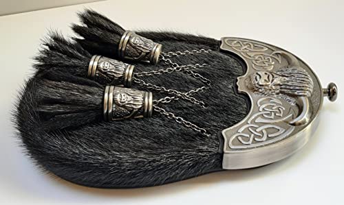 Scottish Kilt Full Dress Sporran Buffalo Cantel Sporran Antique Unique Buffalo.4604