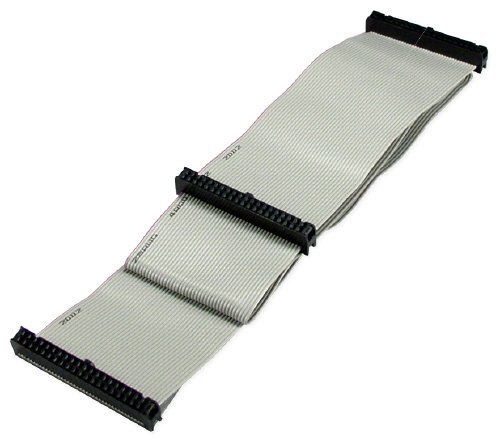 QVS IDEHD-24 Dual HDD Internal Flat Ribbon Cable ? 24-Inch