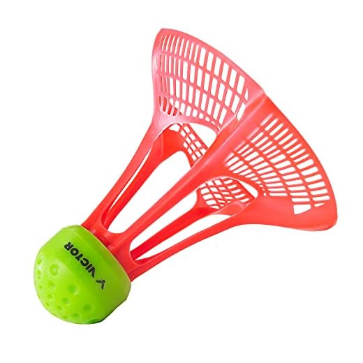 Victor Unisex – Erwachsene AS Airshuttle II, Rot, 12x7x7, Victor Racket Industrial Corp.