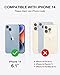 OCASE Compatible with iPhone 14 Wallet Case, PU Leather Flip Folio Case with Card Holders RFID Blocking Kickstand [Shockproof TPU Inner Shell] Phone Cover 6.1 Inch 2022 (Brown)