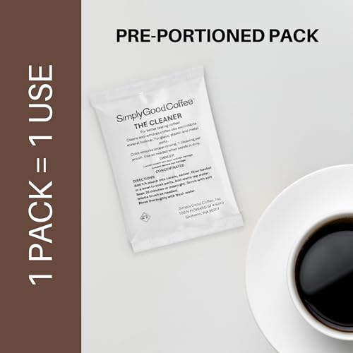 Image of Simply Good Coffee Cleaner. Coffee and Espresso Machine Cleaner. Phosphate-Free Stain Remover, Natural Coffee Equipment Cleaning Product. 1 Pack