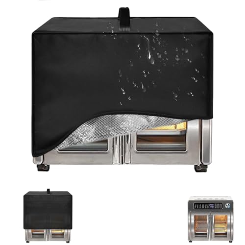 Image of Toaster Oven Air Fryer Cover, Heat-Resistant Waterproof Dust-proof Kitchen Appliance Covers Compatible with Emeril Lagasse 26QT Extra Large Air Fryer
