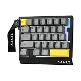 MechLands AJAZZ AK029 高速有線ゲーミングキーボード ラピトリ 片手キーボード 8000Hzポーリング 29キー 磁気スイッチ付き アクチュエーション調整可能 RGBバックライト アルミプレート搭載 Windows/Mac対応 (Black)