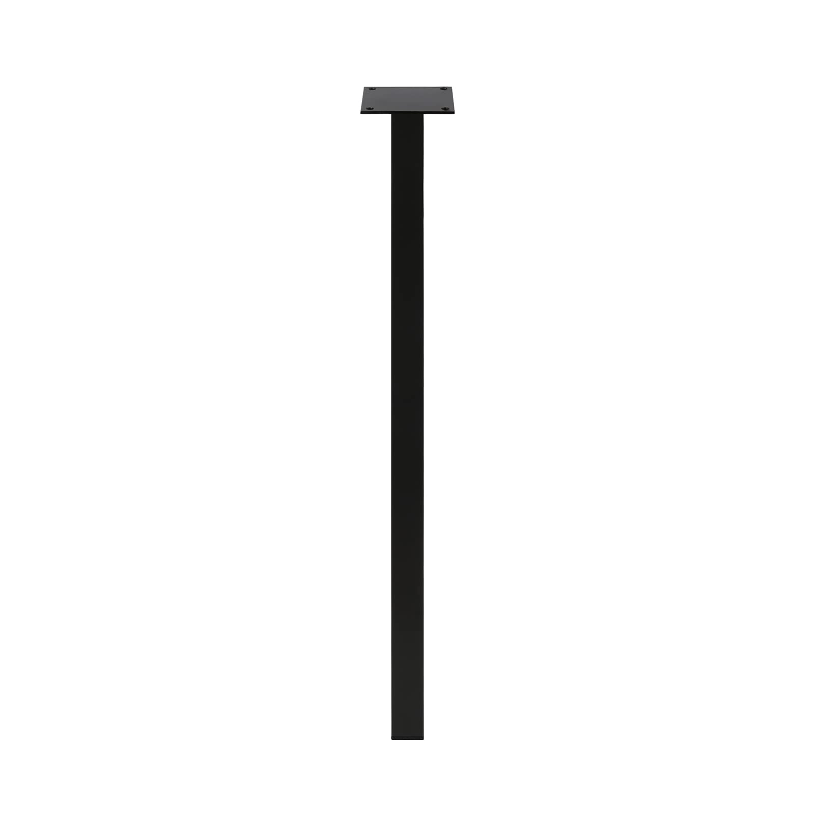 HUOLE 4 Piezas Patas para Muebles Regulables 4 Piezas -90cm (Negro) Patas Negras de Metal para Muebles con Tornillos Patas de Metal Redonda para Sofá Cama Mesa y Sillas Armarios Patas