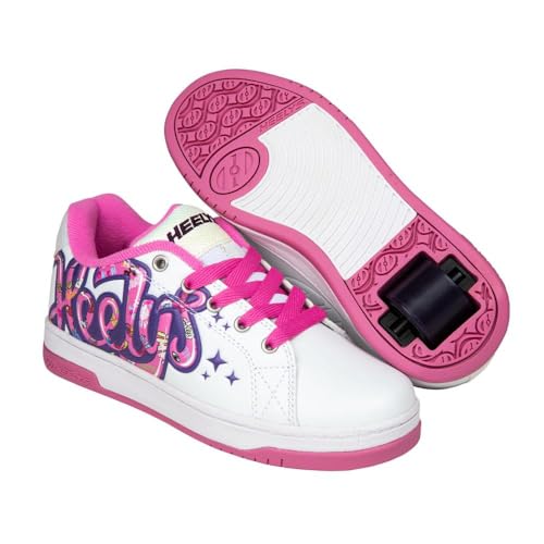 Heelys Split - Zapatillas para niñas, colores blanco, rosa y uva, 38 EU