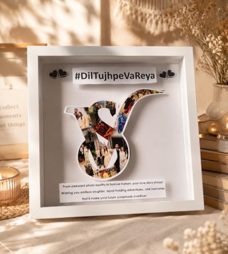 Image of HBH Personalized 3D Photo Frame Customized Home Display Keepsake