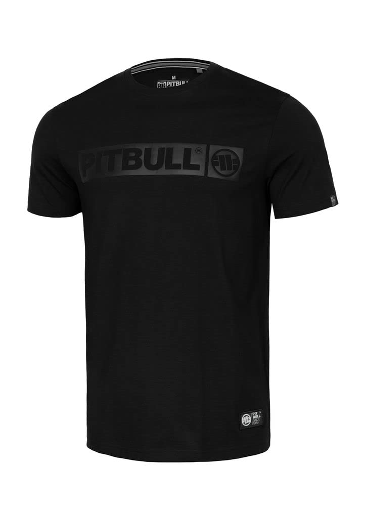 Pitbull Men's Pit Bull West Coast Cotton Hilltop T-Shirt, black, S