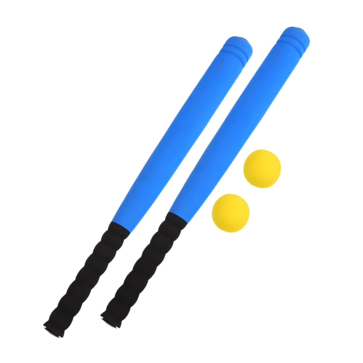 Kinder Baseballschläger Set Mit 2 Schaumstoffschlägern Und 2 Bällen Tragbarer Baseball-Trainingsschläger Für Sport Und Freizeit Robuster Handgehaltener Schläger Für Kinder Und Familien