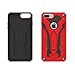 Zizo Static Series Compatible with iPhone 8 Plus case Heavy Duty Shockproof Military Grade Drop Tested with Kickstand iPhone 7 Plus case RED